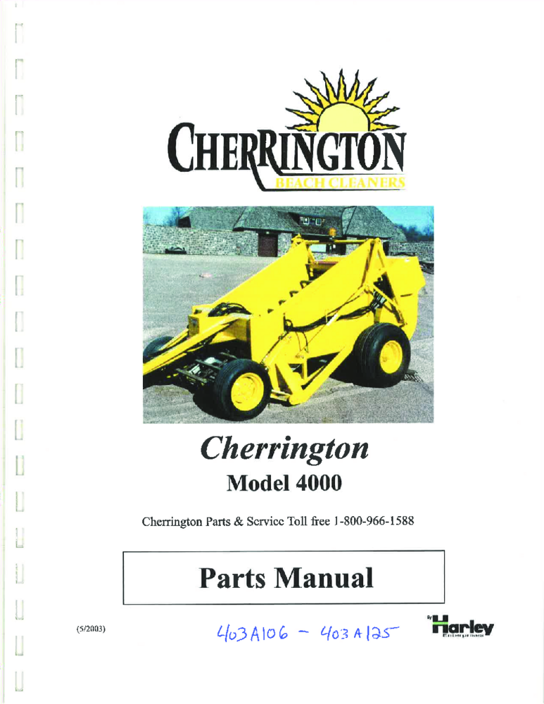 Genuine Cherrington Spare Parts for Reliable Upkeep BeachTech